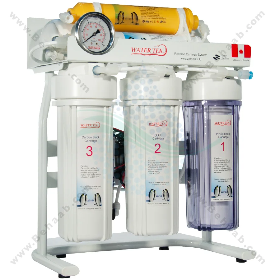 دستگاه تصفیه آب واترتک 6 مرحله - WaterTek 6 Stage RO Water Purification System