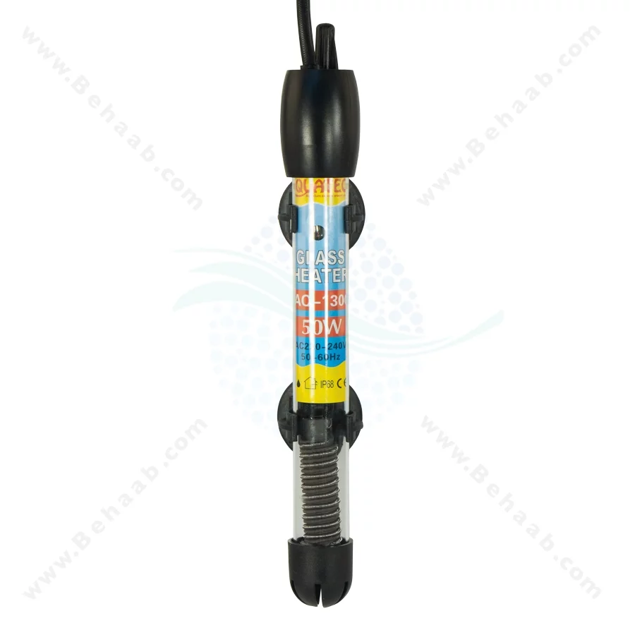 بخاری آکواریوم 50 وات آکواتک AQ-1300 - Aquatec AQ-1300 50W Aquarium Heater