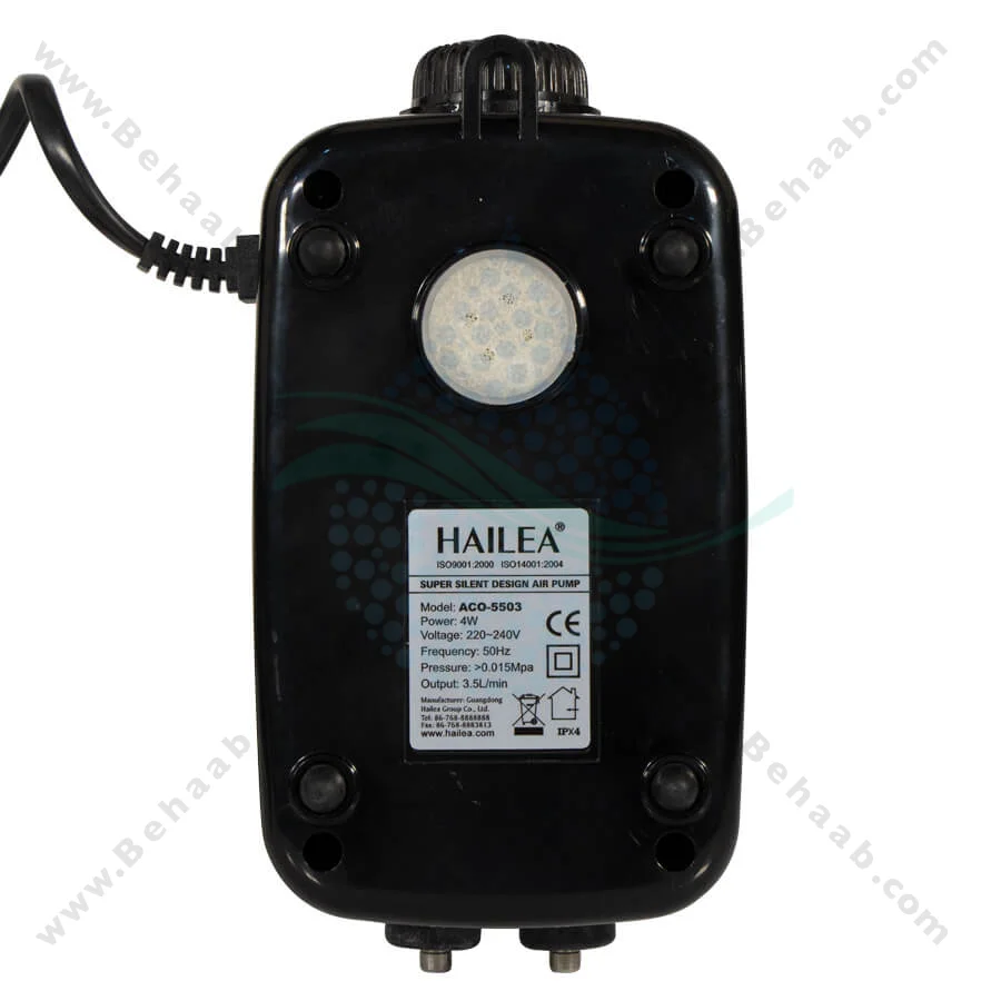 پمپ هوا آکواریوم هایلا مدل ACO-5503 - Aquarium Air Pumps HAILEA ACO-5503