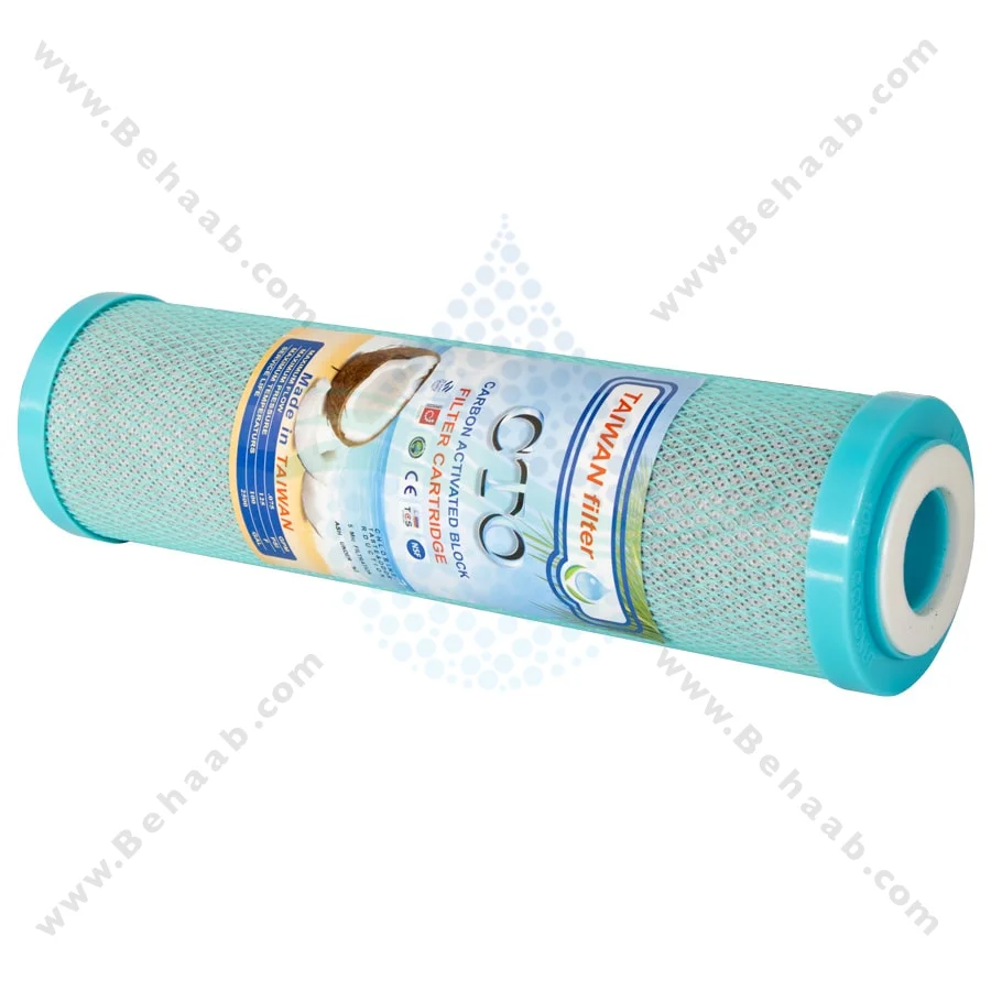 فیلتر کربن بلاک تایوان فیلتر - 10 Inch Carbon Block CTO Water Filter Cartridge Taiwan Filter