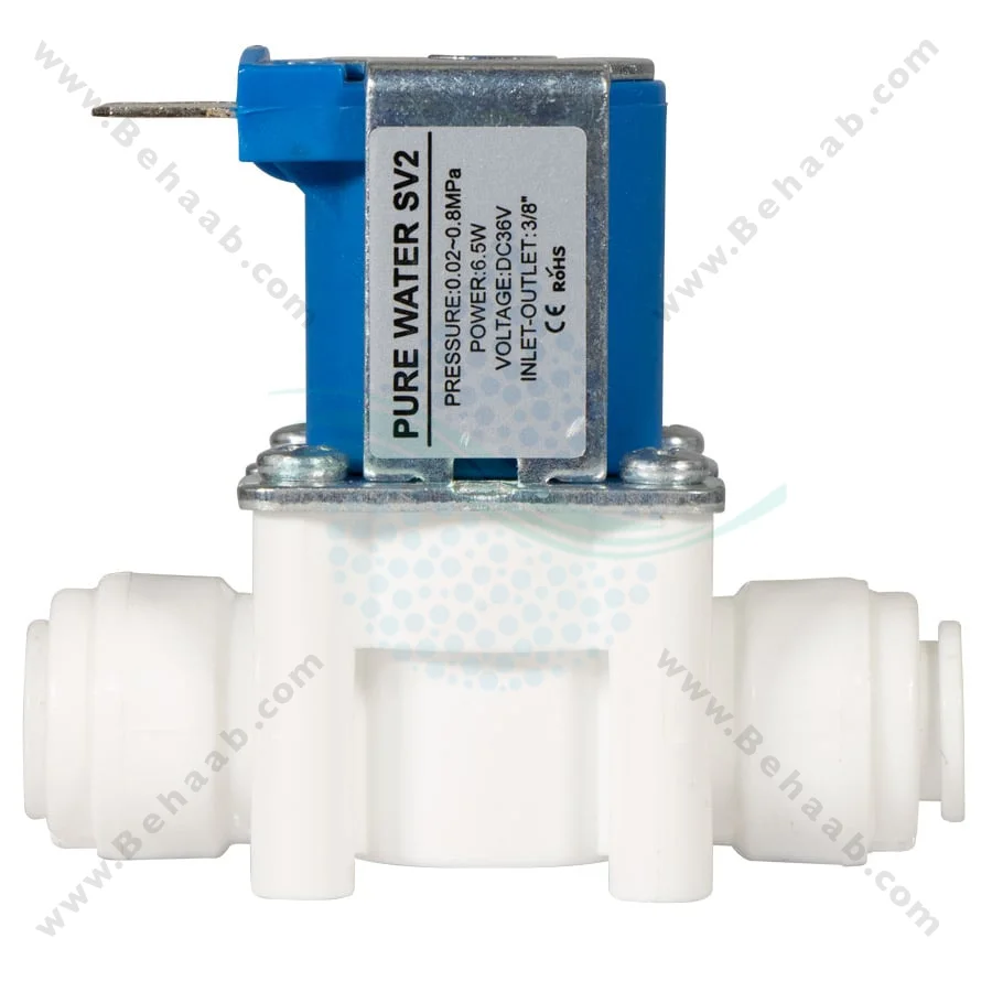 شیر برقی تصفیه آب نیمه صنعتی پیور واتر SV2 - 36V DC RO Water Purifier Solenoid Valve Pure Water SV2