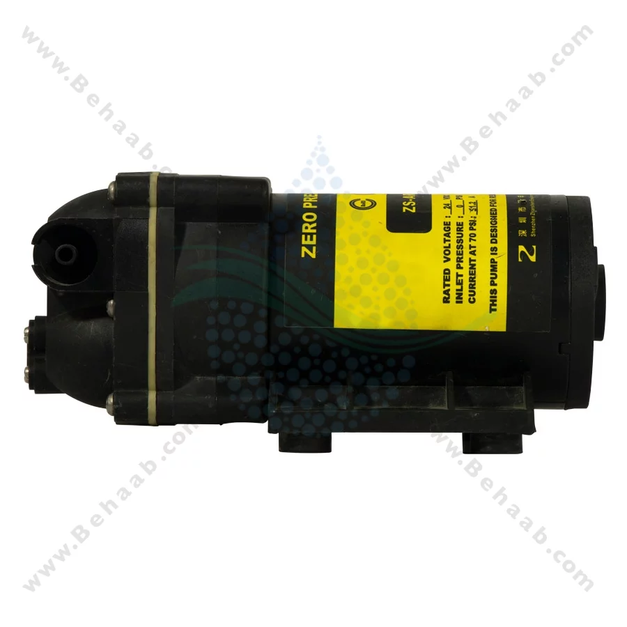 پمپ تصفیه آب خانگی ZS-ARO-M75G - ZERO ZS-ARO-M75G 24V DC Water Booster Pump for  Reverse Osmosis