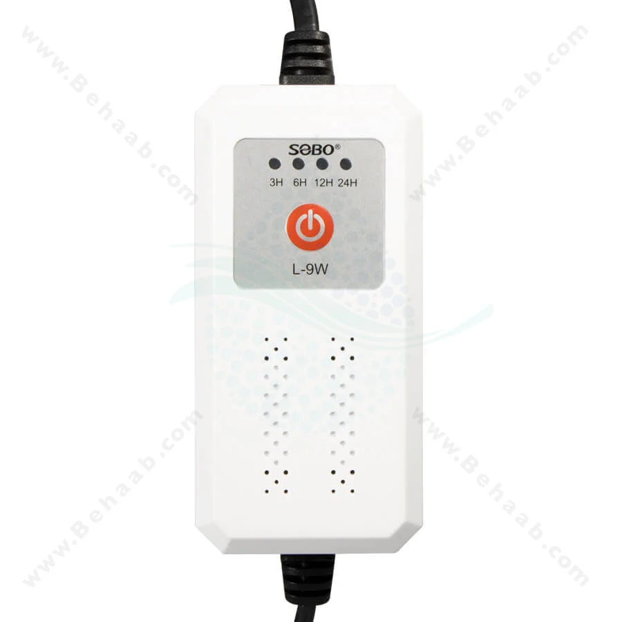 لامپ یو وی ضد عفونی آب آکواریوم 9 وات سوبو مدل L-9W - SOBO UV Timing Sterilizer L-9W