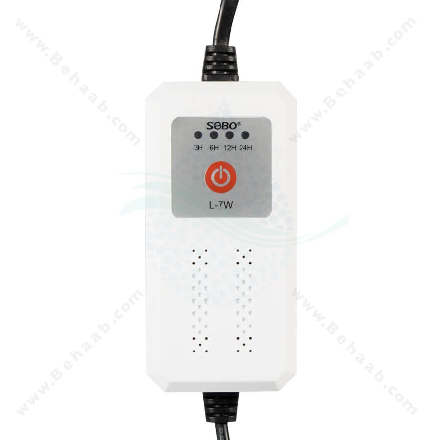 لامپ یو وی ضد عفونی آب آکواریوم 7 وات سوبو مدل L-7W - SOBO UV Timing Sterilizer L-7W