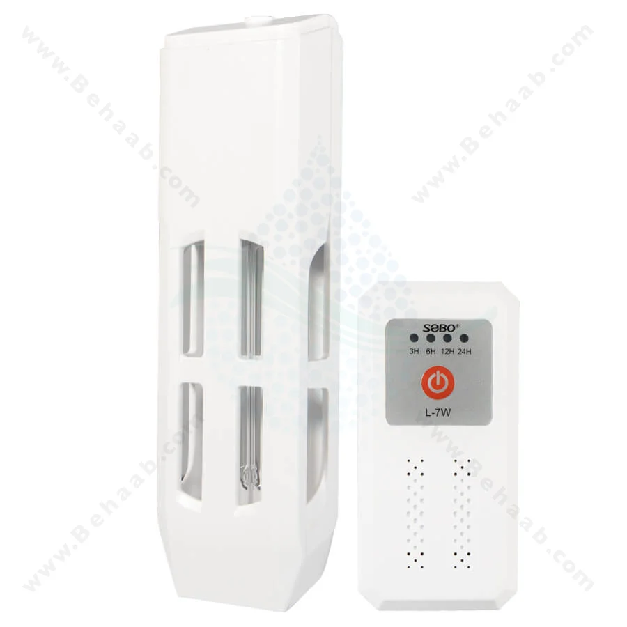 لامپ یو وی ضد عفونی آب آکواریوم 7 وات سوبو مدل L-7W - SOBO UV Timing Sterilizer L-7W