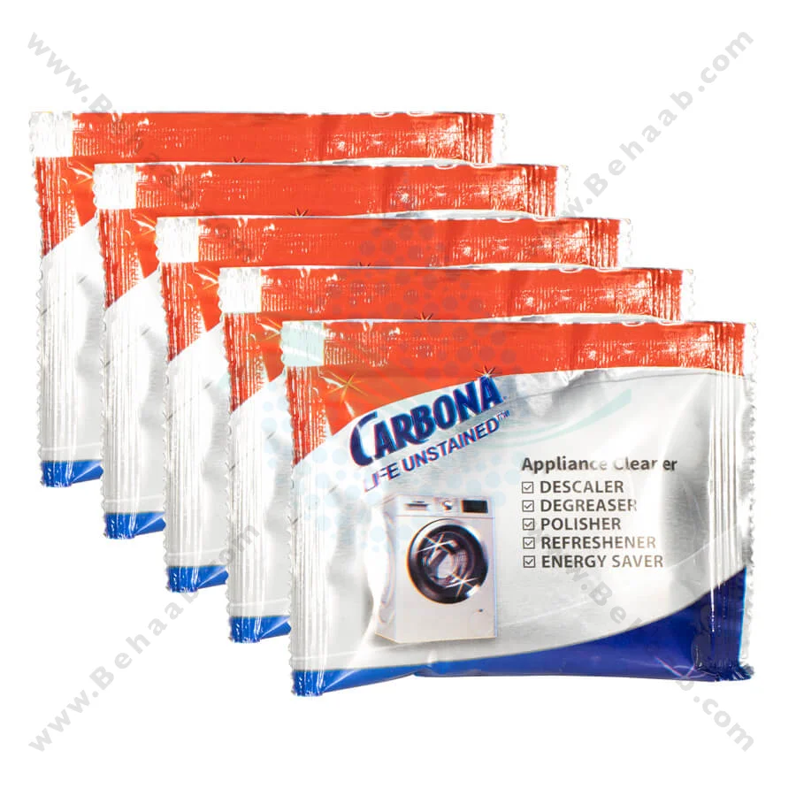 پودر جرم گیر لباسشویی و ظرفشویی بوش مدل Carbona - Carbona Bosch Washing Machine and Dishwasher Cleaner and Descaler