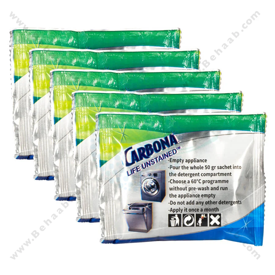 پودر جرم گیر لباسشویی و ظرفشویی بوش مدل Carbona - Carbona Bosch Washing Machine and Dishwasher Cleaner and Descaler