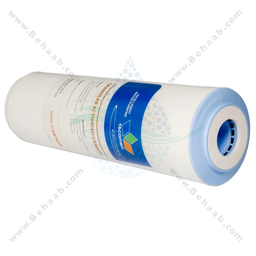 پک 3 عددی فیلتر تصفیه آب تکومن - Tecomen 3-Stage 10 Inch Water Filter Cartridge Set PP GAC CTO