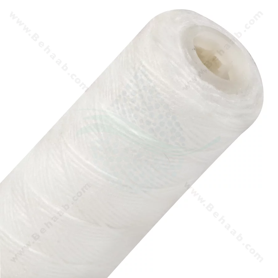 فیلتر نخ تابیده 40 اینچ اسلیم توس 1 میکرون مدل SW-40-1 - 40 Inch 1 Micron String Wound Filter Cartridges TOOSCO SW-40-1