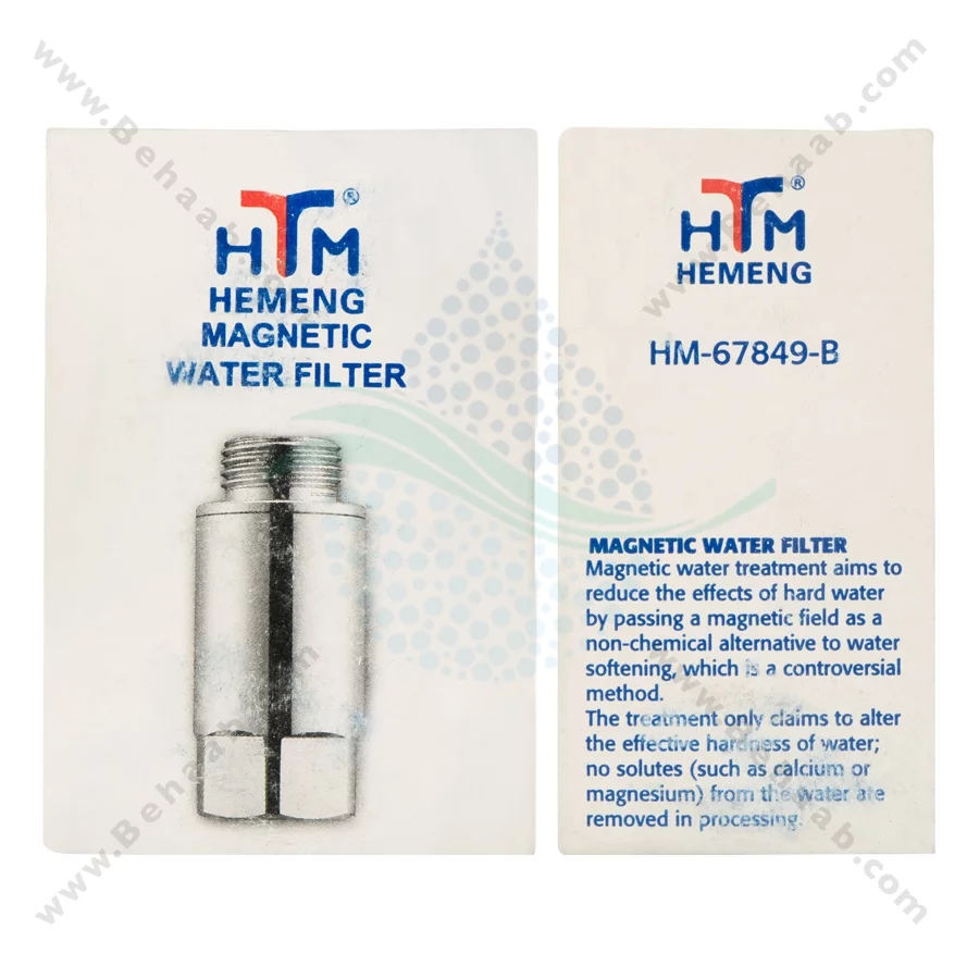 رسوب گیر مغناطیسی پکیج و آبگرمکن HEMENG مدل HM-67849-B - Magnetic Water Softener HEMENG Model HM-67849-B