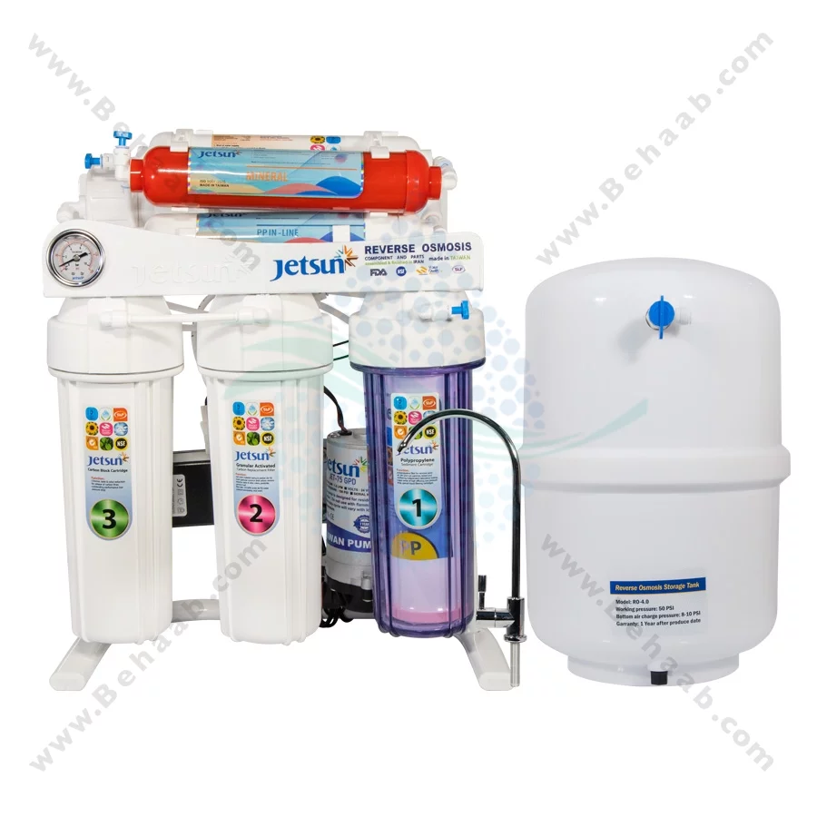 دستگاه تصفیه آب جت سان 7 مرحله - Jetsun 7Stage RO Water Purification System