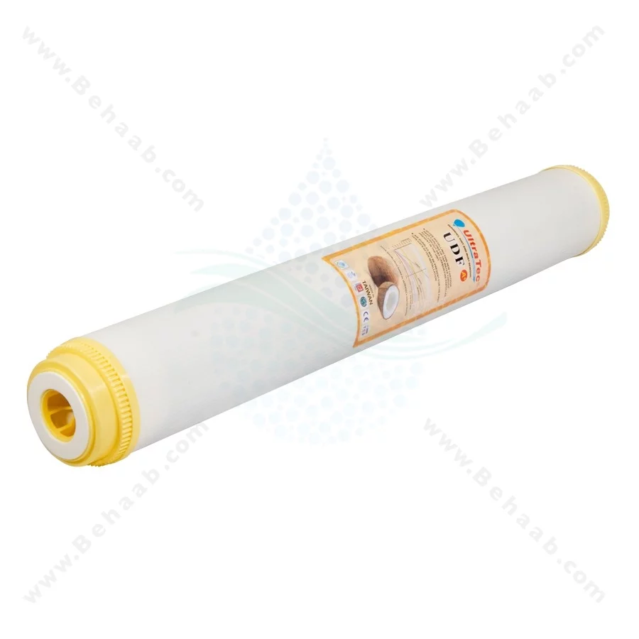 فیلتر کربن پودری 20 اینچ اسلیم اولتراتک - 20 inch Slim UDF Granular Activated Carbon Filter Cartridge UltraTec