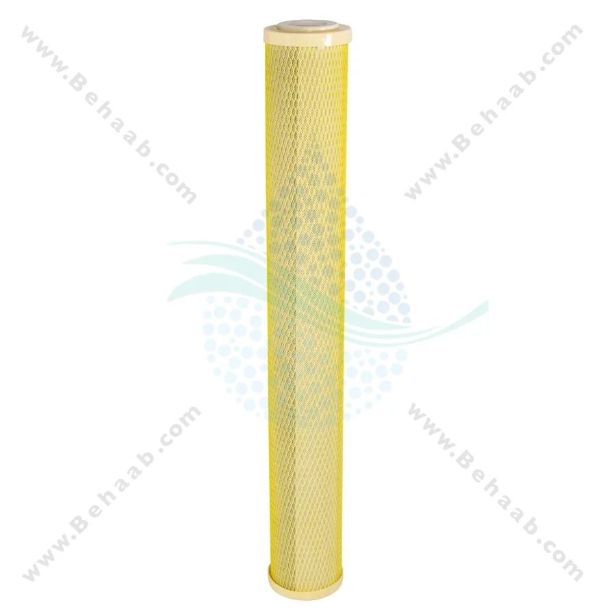فیلتر کربن بلاک 20 اینچ اسلیم اولتراتک - 20 inch Slim Carbon Block Water Filter Cartridge ULTRATEC