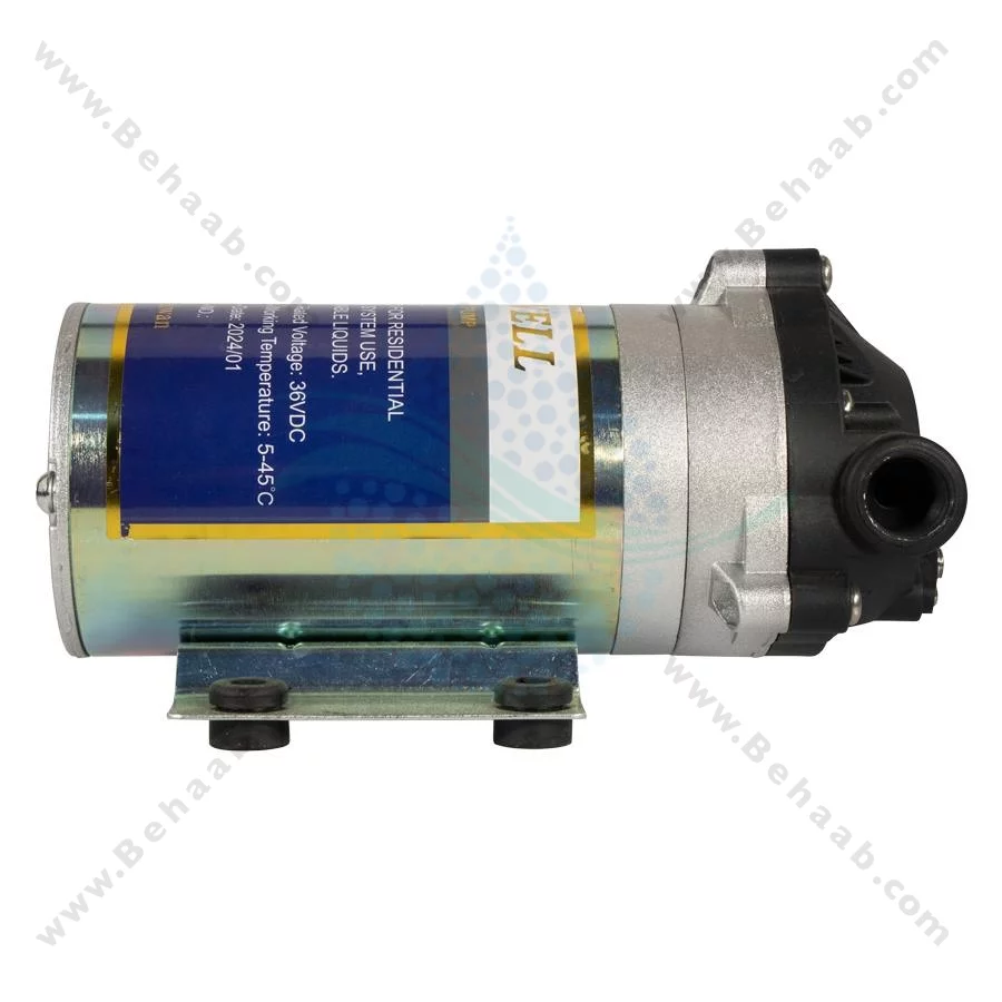 پمپ تصفیه آب نیمه صنعتی 36 ولت پیورول مدل CP‑400 - 36V DC RO Booster Pump Purewell CP‑400