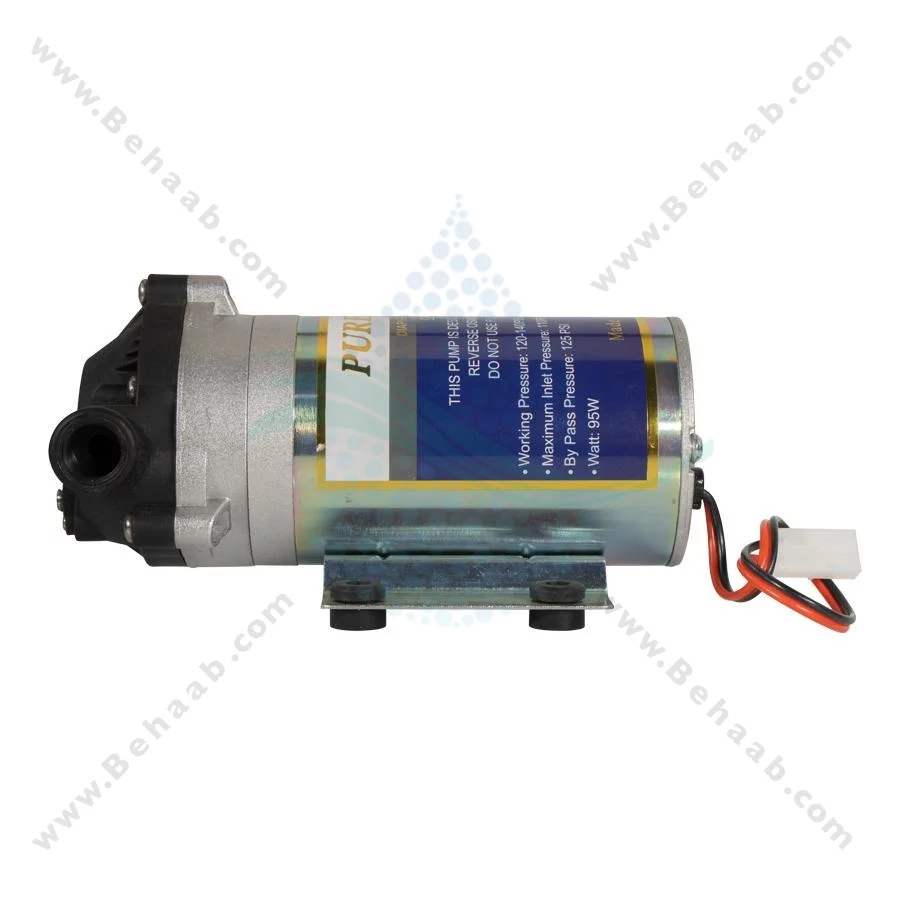 پمپ تصفیه آب نیمه صنعتی 36 ولت پیورول مدل CP‑400 - 36V DC RO Booster Pump Purewell CP‑400