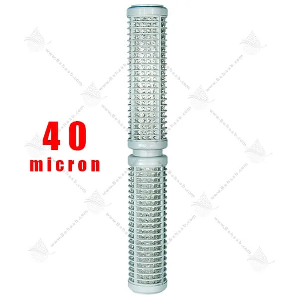 فیلتر توری استیل 20 اینچ اسلیم 40 میکرون سوفیلتر - 20inch Net Filter Stainless Steel 40micron SouFilter