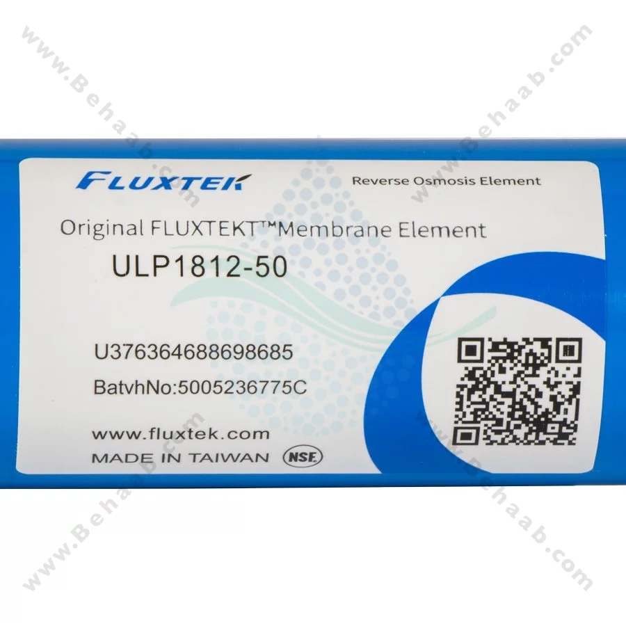 فیلتر ممبران فلکستک 50 گالن مدل ULP1812-50 - 50GPD Reverse Osmosis Membrane Fluxtek ULP1812-50