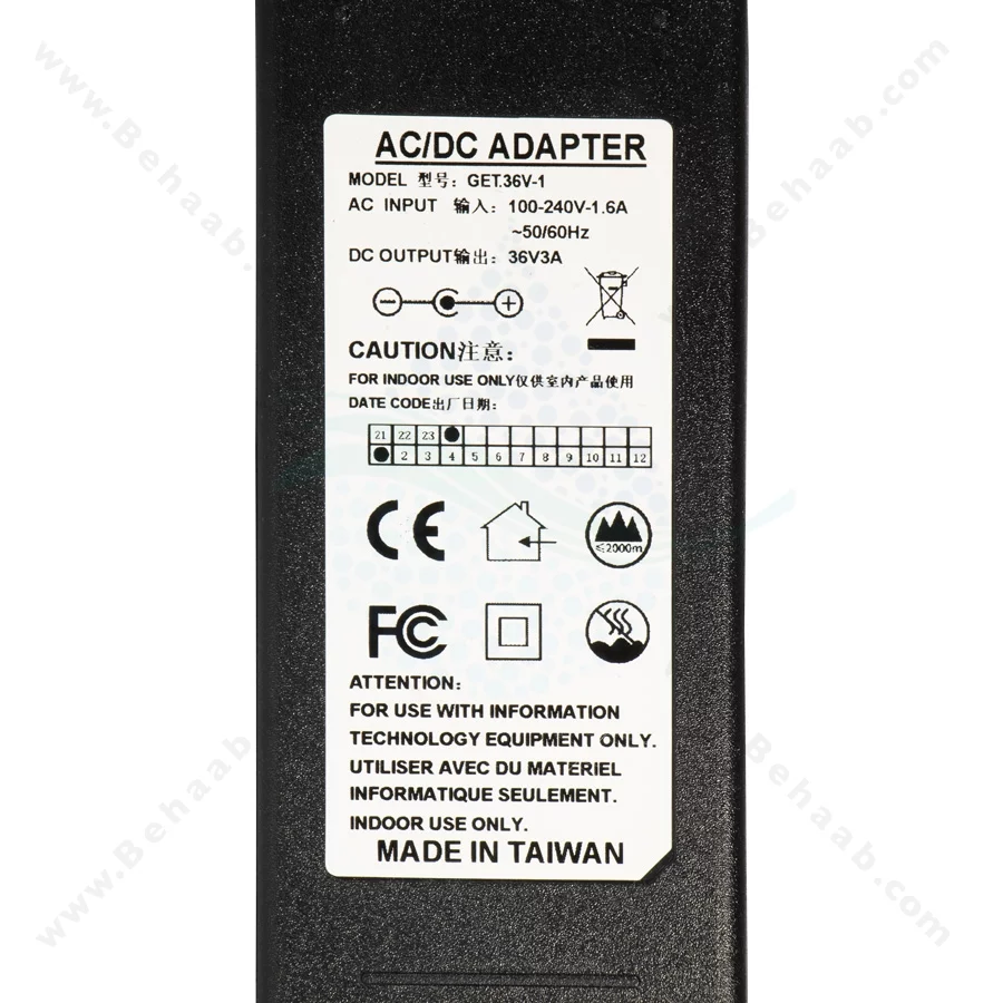 آداپتور تصفیه آب 36 ولت پیورول مدل GET.36V-1 - Purewell GET.36V-1 36V Power Adapter for RO Water Purifier