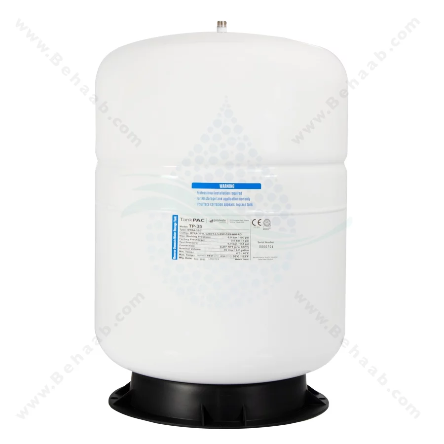 مخزن تصفیه آب 9.2 گالن تانک پک مدل TP-35 - TankPAC TP-35 9.2 Gallon Reverse Osmosis Water Storage Tank