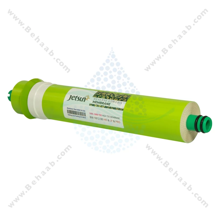 فیلتر ممبران جت سان 80 گالن مدل BW-1812-80 HR & LP & PRO - Jetsun BW-1812-80 HR LP PRO 80GPD Reverse Osmosis RO Membrane