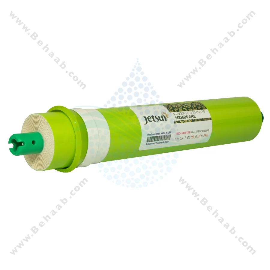 فیلتر ممبران جت سان 80 گالن مدل BW-1812-80 HR & LP & PRO - Jetsun BW-1812-80 HR LP PRO 80GPD Reverse Osmosis RO Membrane