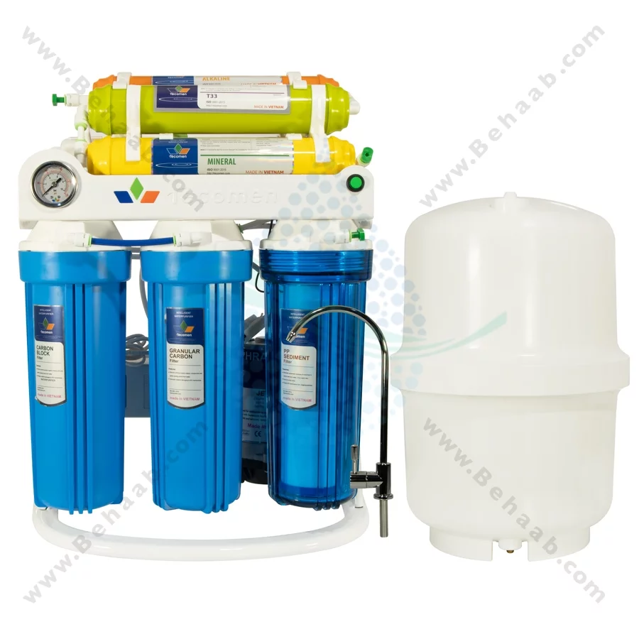 دستگاه تصفیه آب تکومن 8 مرحله - Tecomen 8 Stage RO Water Purification System