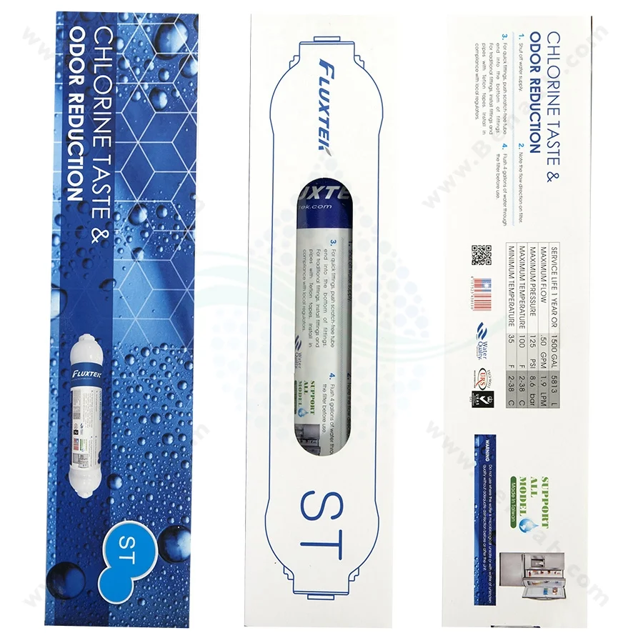 فیلتر بیرونی یخچال فلاکستک ST - Refrigerator Outside Water Filter GAC Fluxtek ST