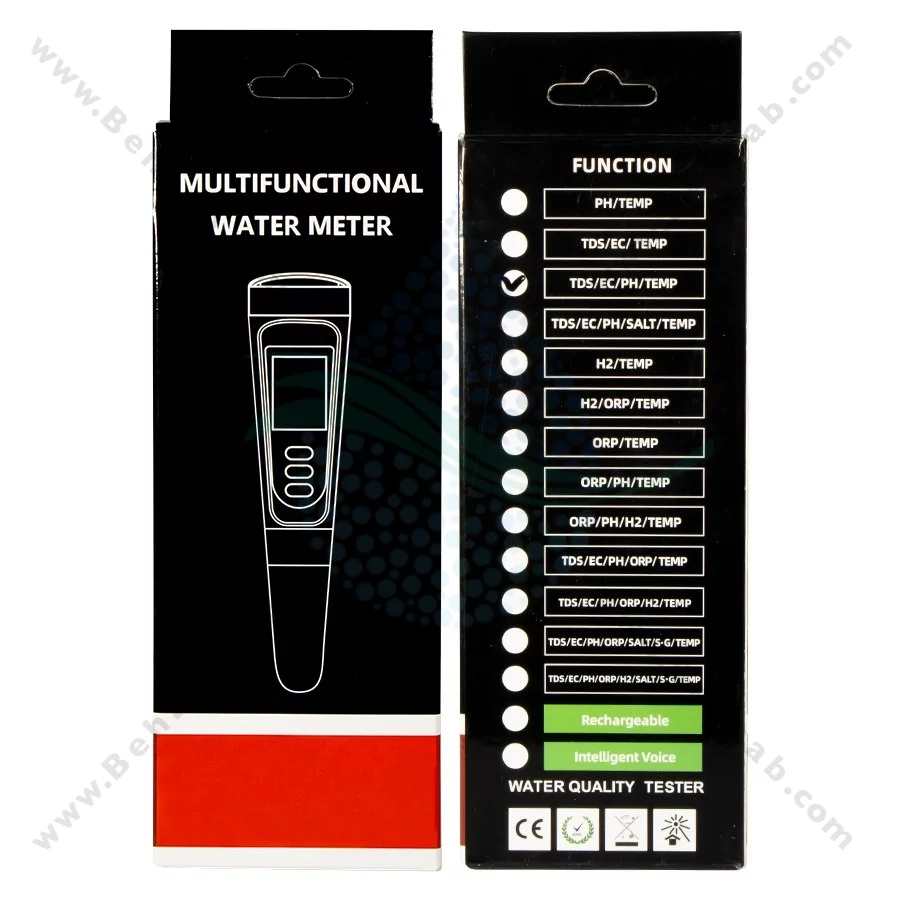 PH/TDS/EC/TEMP متر مدل PH-300 - TDS/EC/PH/TEMP Meter PH-300