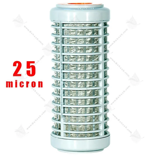 فیلتر توری استیل 7 اینچ 25 میکرون سوفیلتر - 7 inch Net Filter Stainless Steel 25 micron Sou Filter