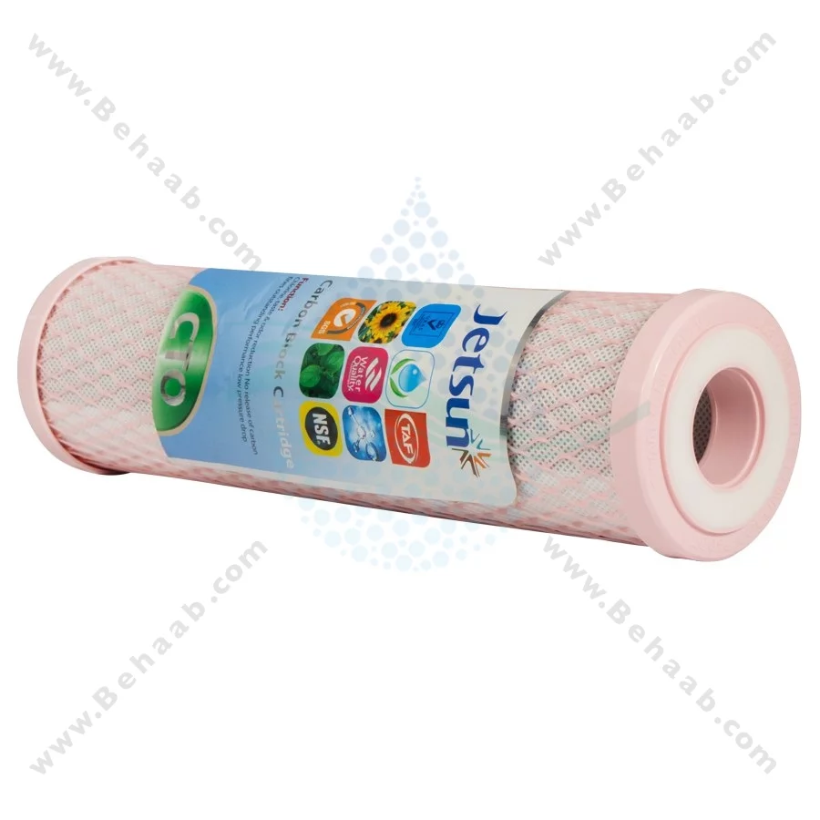 پک 3 عددی فیلتر تصفیه آب جت سان - Jetsun 3-Stage 10 Inch Water Filter Cartridge Set PP GAC CTO
