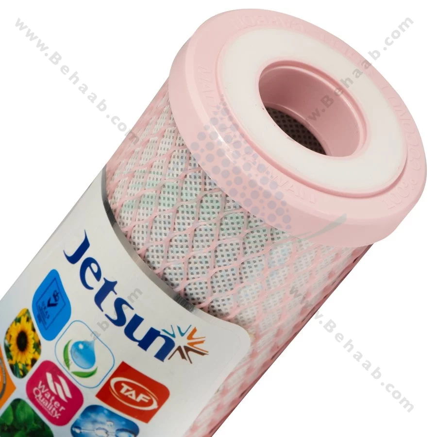 پک 3 عددی فیلتر تصفیه آب جت سان - Jetsun 3-Stage 10 Inch Water Filter Cartridge Set PP GAC CTO