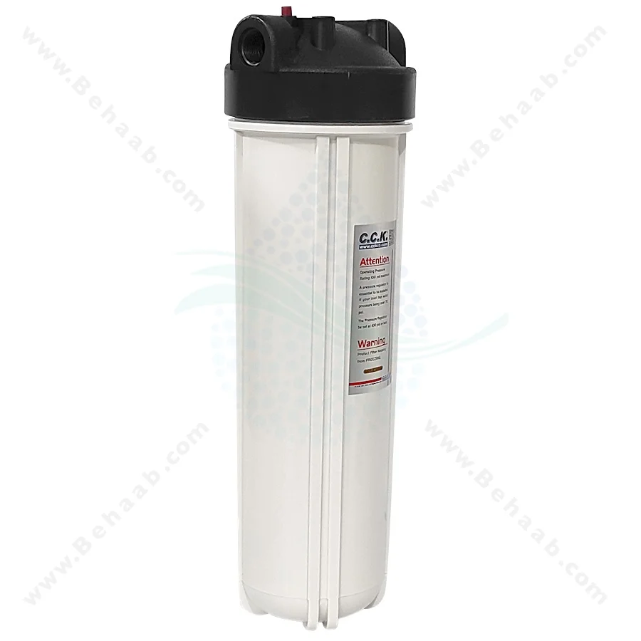 هوزینگ 20 اینچ جامبو ورودی 1 اینچ سی سی کا - Water Filter Housing 20 inch Jumbo with 1 inch input CCK