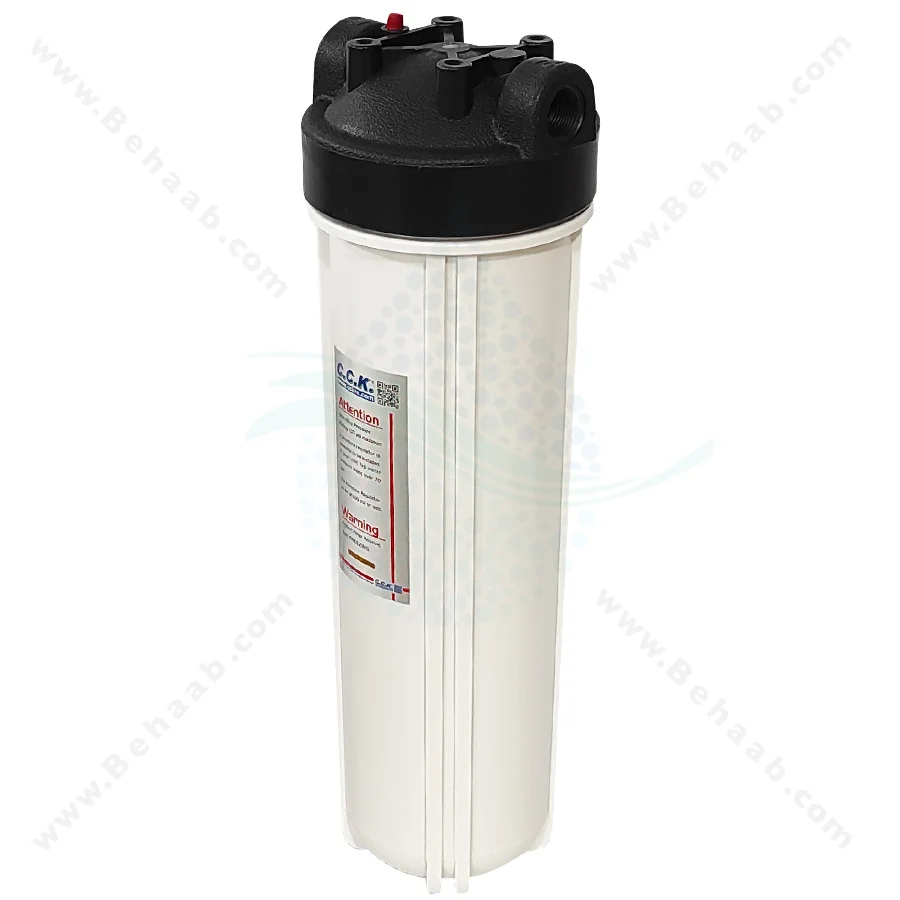 هوزینگ 20 اینچ جامبو ورودی 1 اینچ سی سی کا - Water Filter Housing 20 inch Jumbo with 1 inch input CCK