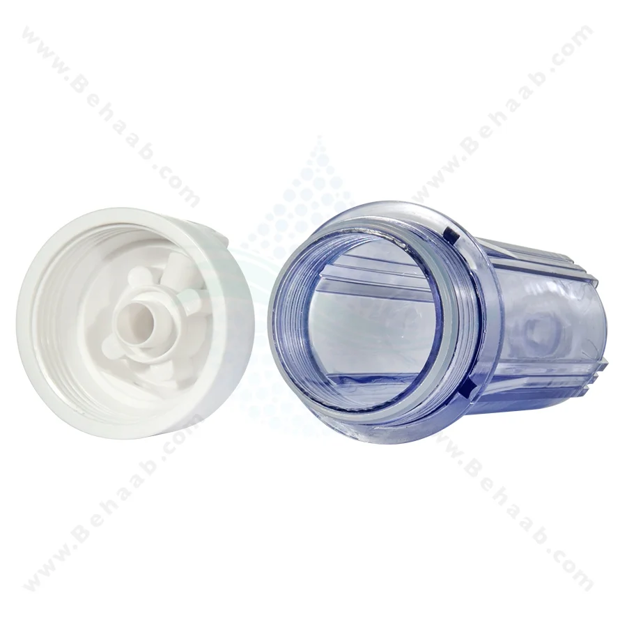 هوزینگ شفاف تصفیه آب خانگی مدل WFH_02 تایوانی - 10inch Transparent Standard Water Filter Housing Model WFH_02