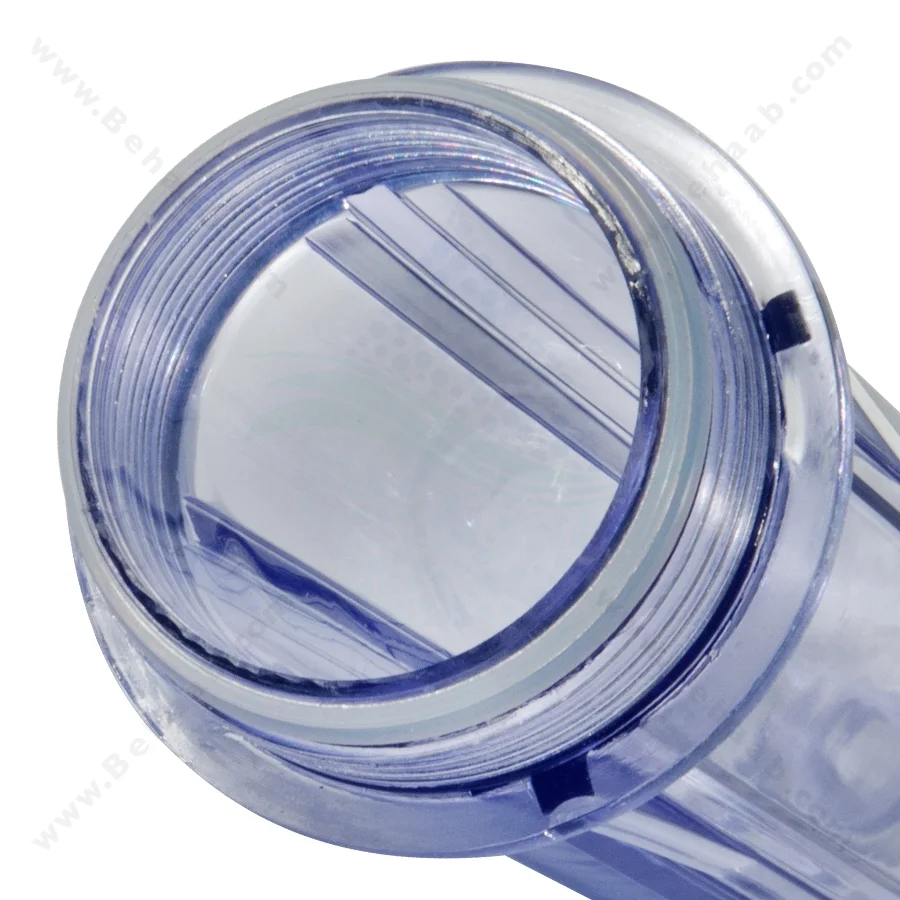 هوزینگ شفاف تصفیه آب خانگی مدل WFH_02 تایوانی - 10inch Transparent Standard Water Filter Housing Model WFH_02
