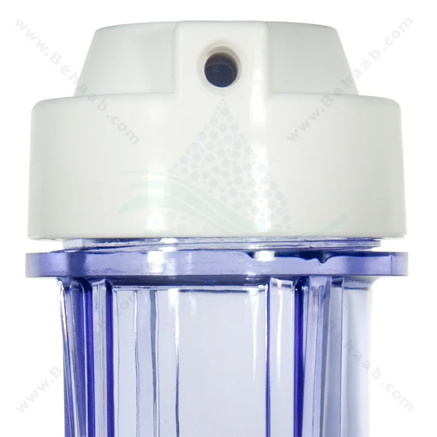 هوزینگ شفاف تصفیه آب خانگی مدل WFH_02 تایوانی - 10inch Transparent Standard Water Filter Housing Model WFH_02