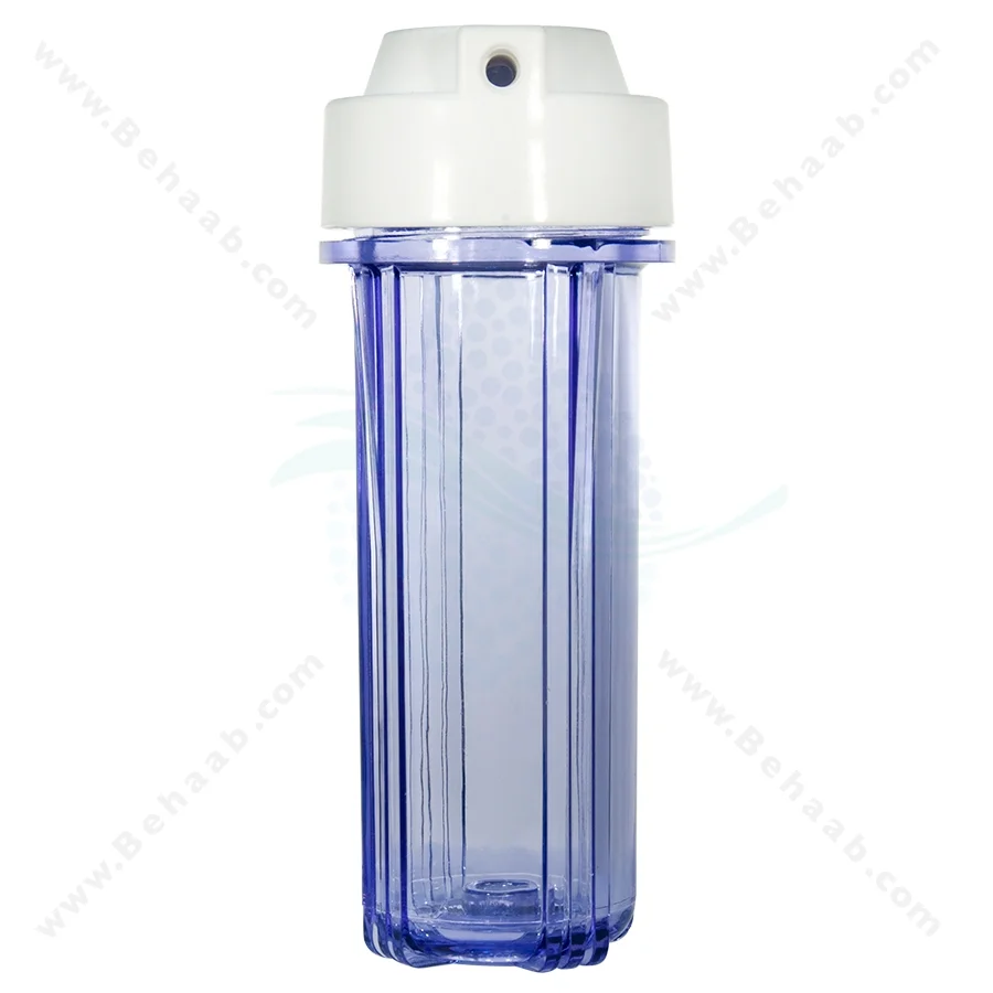 هوزینگ شفاف تصفیه آب خانگی مدل WFH_02 تایوانی - 10inch Transparent Standard Water Filter Housing Model WFH_02