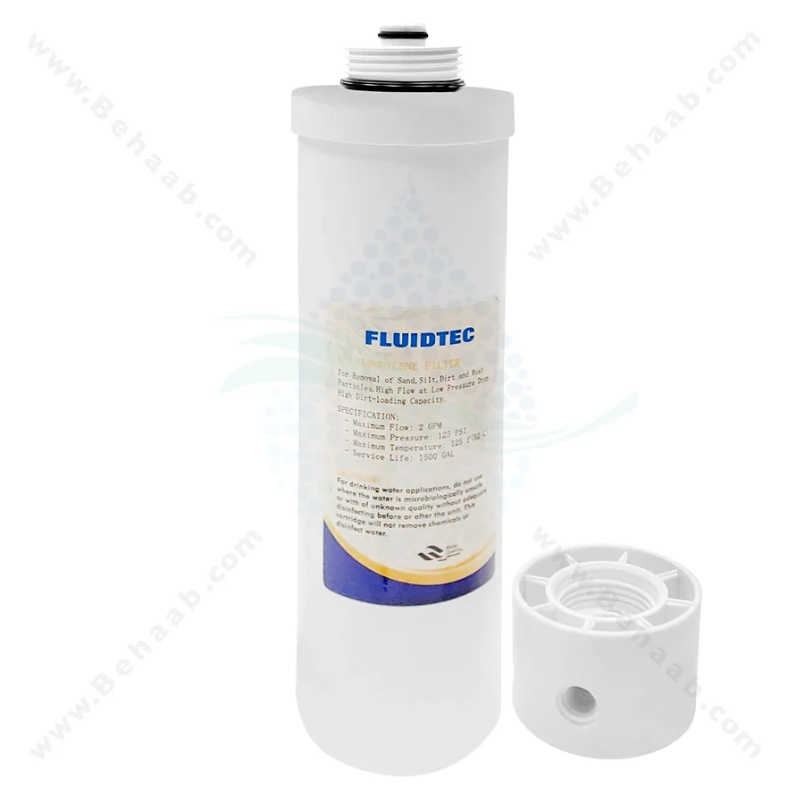 فیلتر اینلاین الیافی فلویدتک 5 میکرون - Fluidtec 5 Micron Concealed Pre Filter Water Purifiers