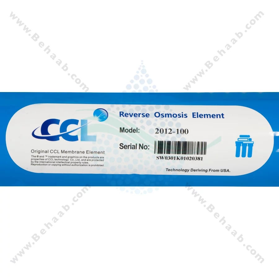 فیلتر ممبران 100 گالن سی سی ال مدل  100-2012 - CCL 2012-100 GPD RO Membrane Filter