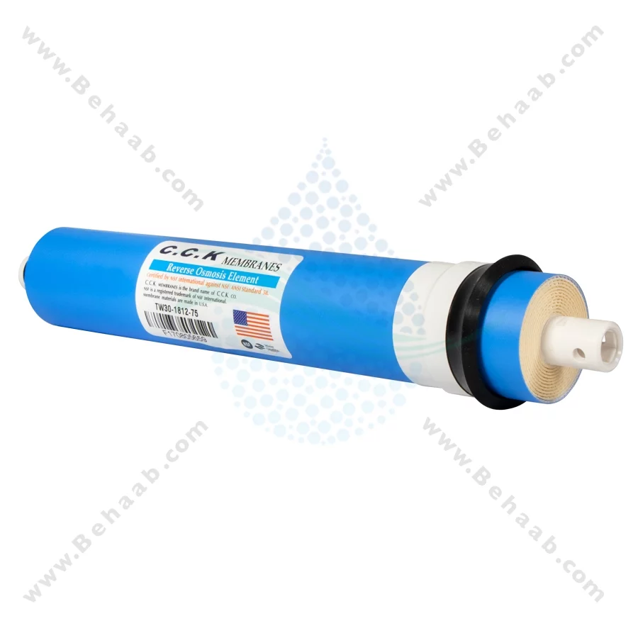 فیلتر ممبران سی سی کا 75 گالن مدل TW30-1812-75 - CCK TW30-1812-75 75 GPD RO Membrane Filter
