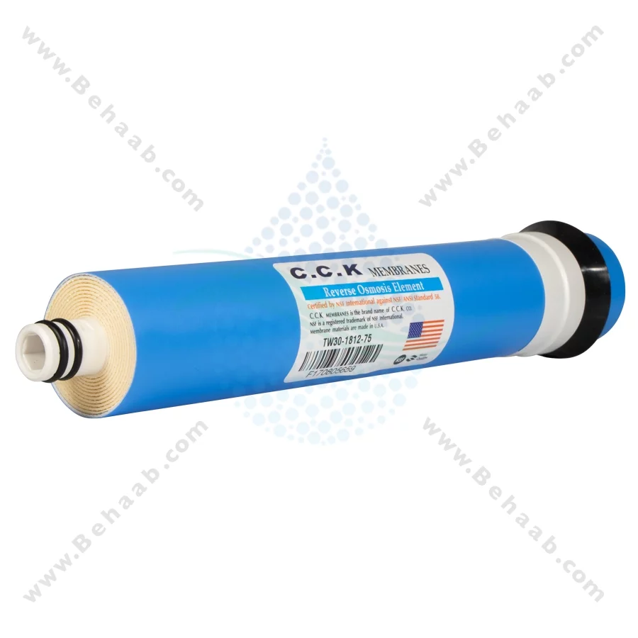 فیلتر ممبران سی سی کا 75 گالن مدل TW30-1812-75 - CCK TW30-1812-75 75 GPD RO Membrane Filter