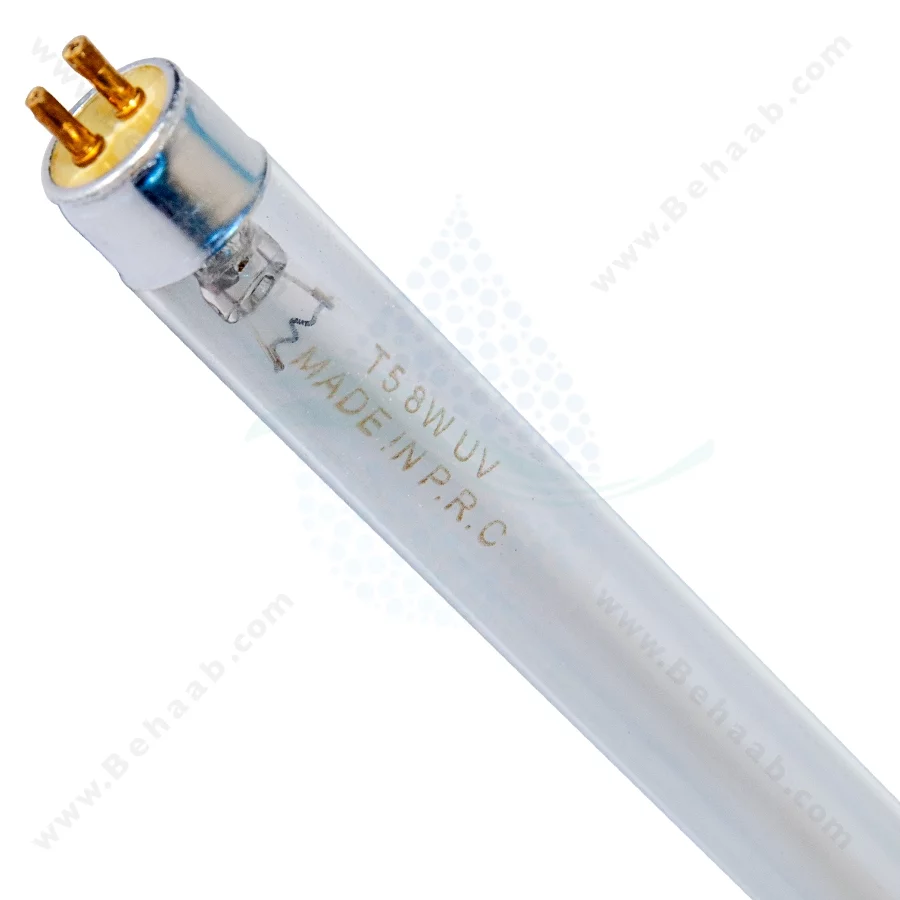 لامپ UV ضدعفونی کننده محیط 8 وات 30 سانتی‌متر - 30cm 8W UV Germicidal Lamp