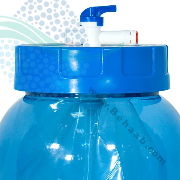 مخزن تصفیه آب 2 گالن شفاف - Reverse Osmosis Water Storage Tank 2 Gallon Transparent MYROWELL