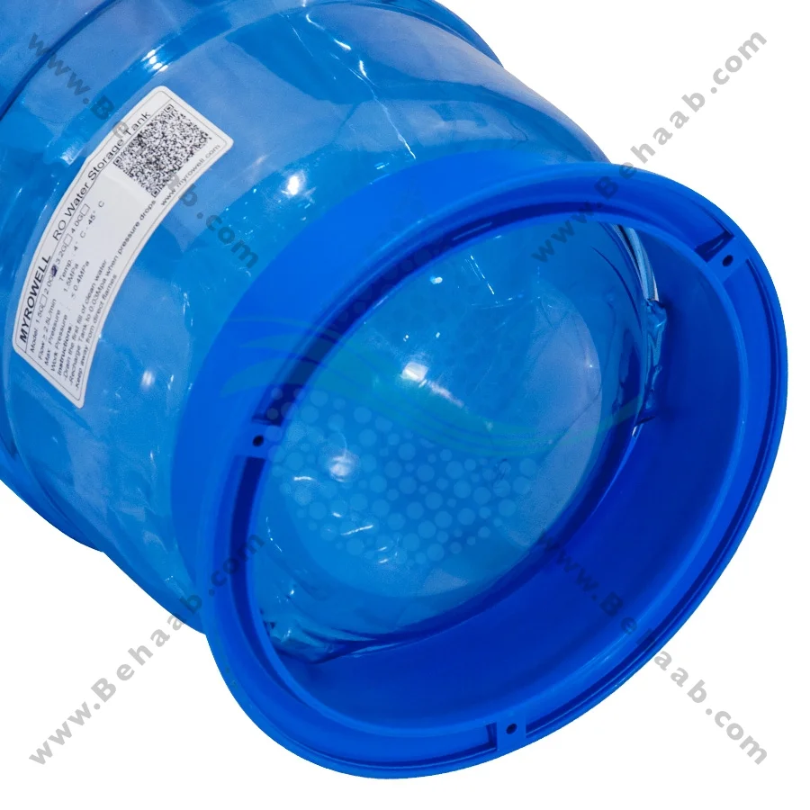 مخزن تصفیه آب 2 گالن شفاف - Reverse Osmosis Water Storage Tank 2 Gallon Transparent MYROWELL