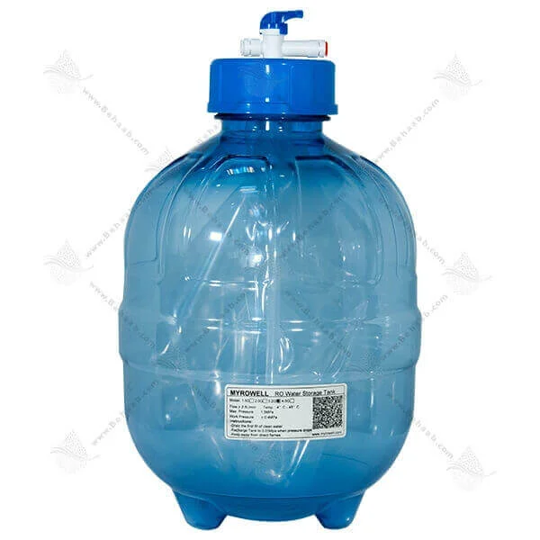 مخزن تصفیه آب 3.2 گالن شفاف  MYROWELL - Reverse Osmosis Water Storage Tank 3.2 Gallon Transparent MYROWELL