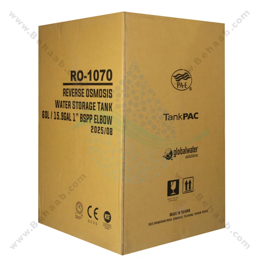 مخزن تصفیه آب 14 گالن تانک پک RO-1070 - TankPAC RO-1070 Reverse Osmosis Water Storage Tank