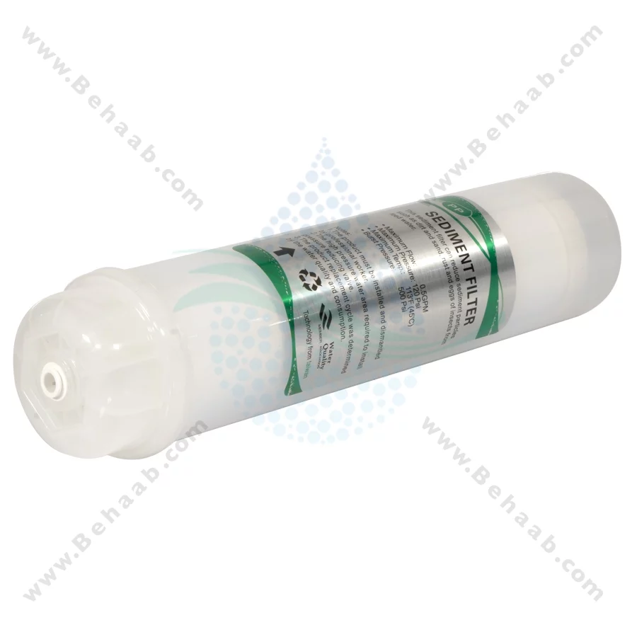 فیلتر اینلاین الیافی 5 میکرون تایوانی - 5-Micron Inline Sediment Filter Cartridge