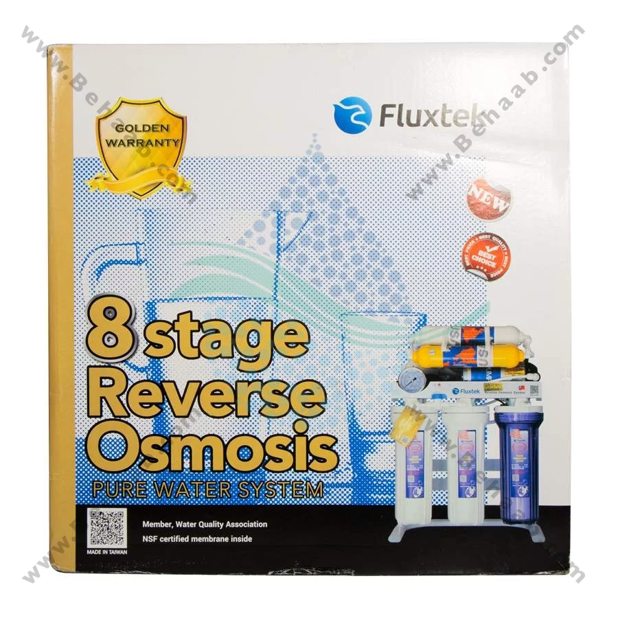 دستگاه تصفیه آب فلکستک 8 مرحله FE-115 هوشمند - Fluxtek FE-115 Smart 8 Stage RO Water Purification System