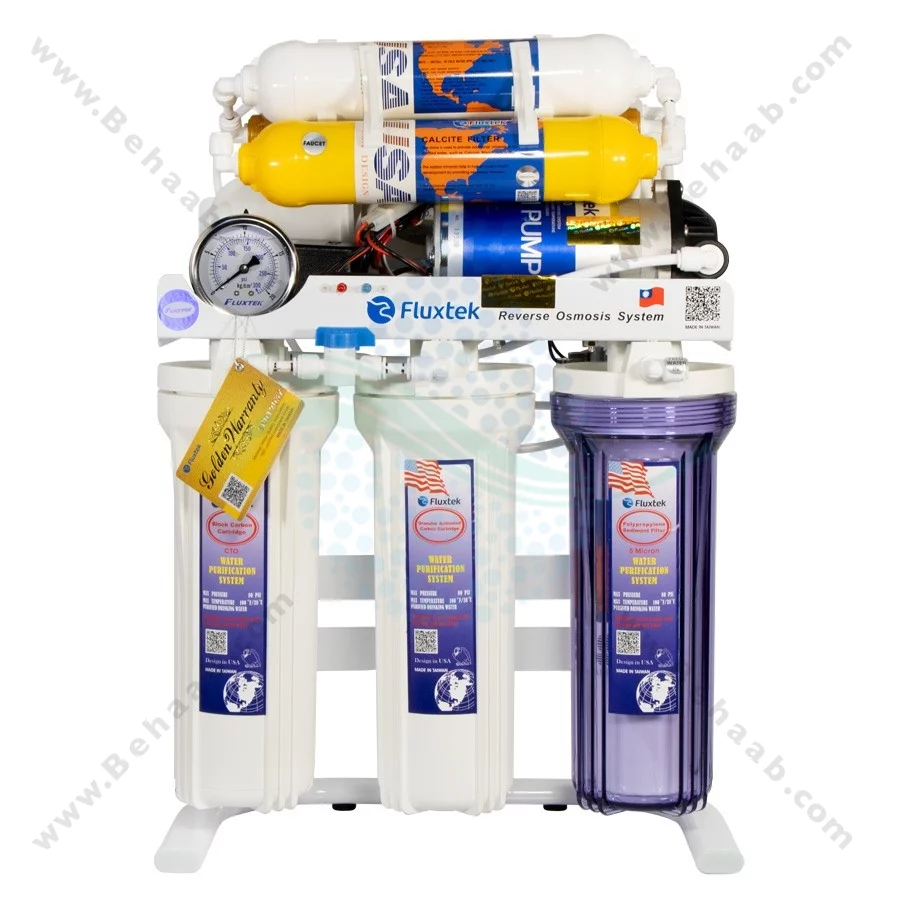 دستگاه تصفیه آب فلکستک 8 مرحله FE-115 هوشمند - Fluxtek FE-115 Smart 8 Stage RO Water Purification System