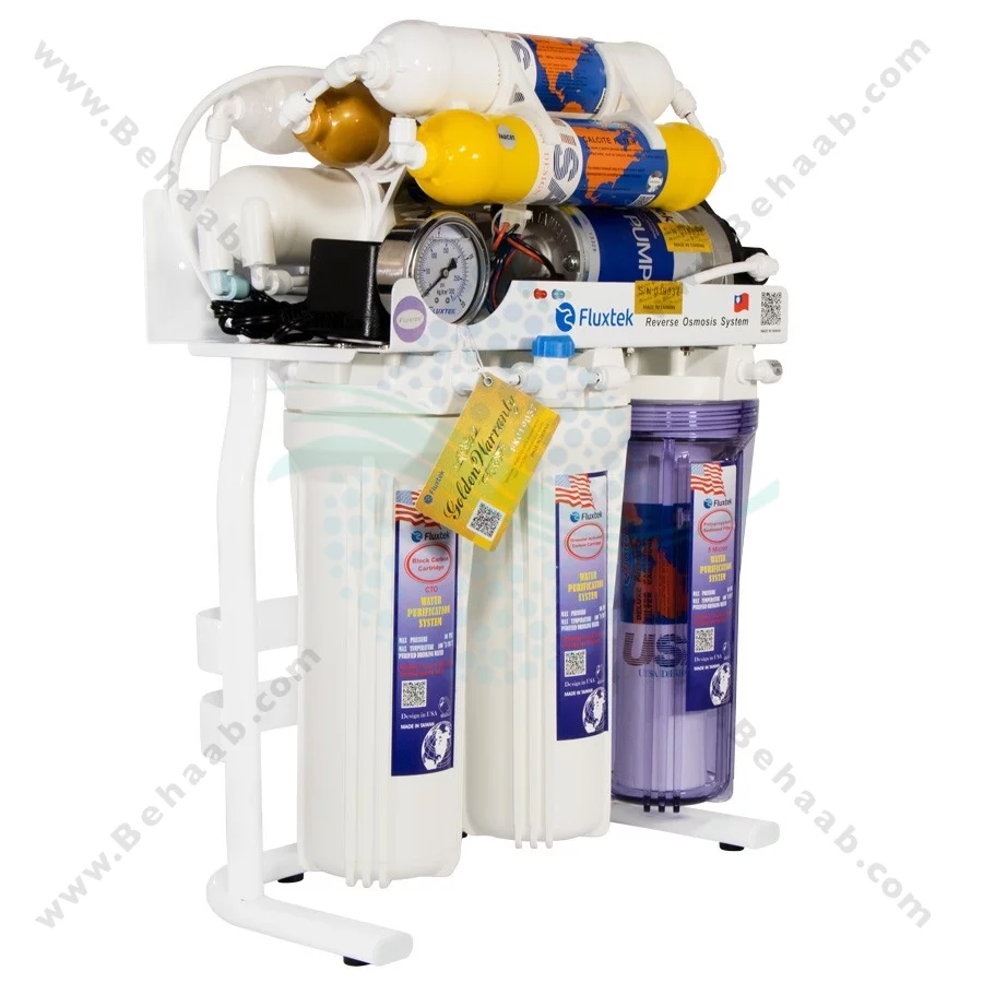 دستگاه تصفیه آب فلکستک 8 مرحله FE-115 هوشمند - Fluxtek FE-115 Smart 8 Stage RO Water Purification System